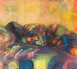 Incarnare la luce - olio su tela - 100x90 - 2019