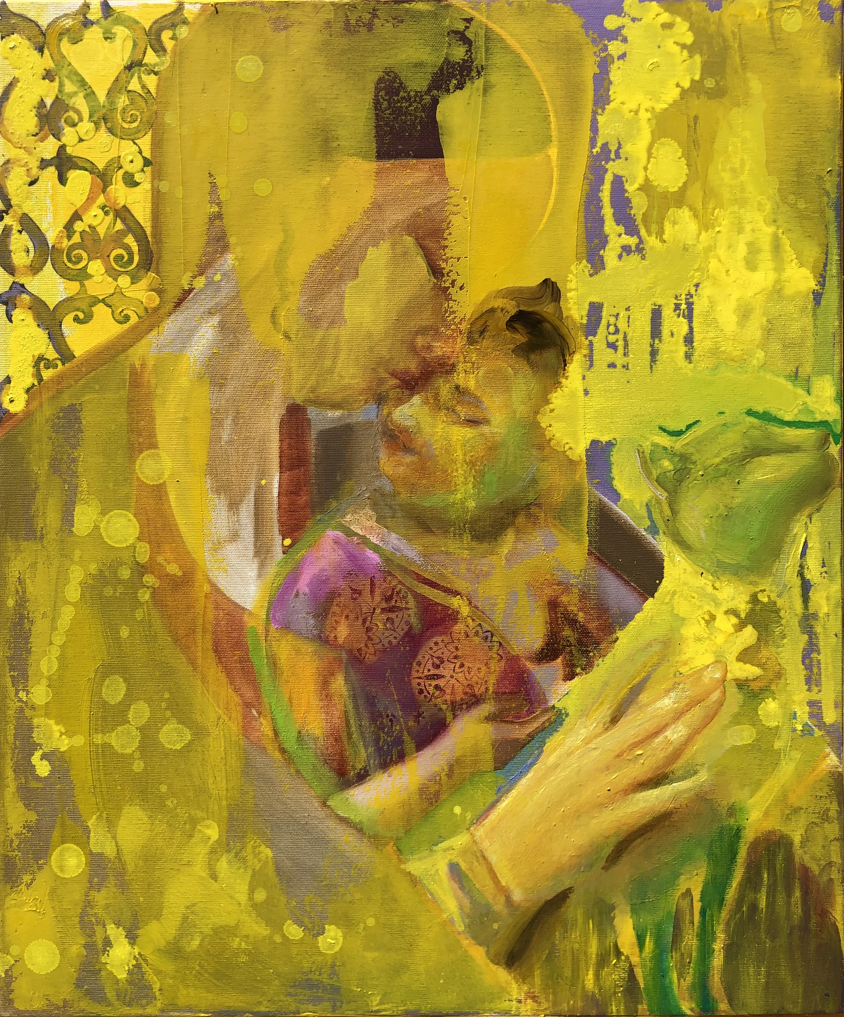 La figlia della gattara - Olio su tela - 50x60 (2023)